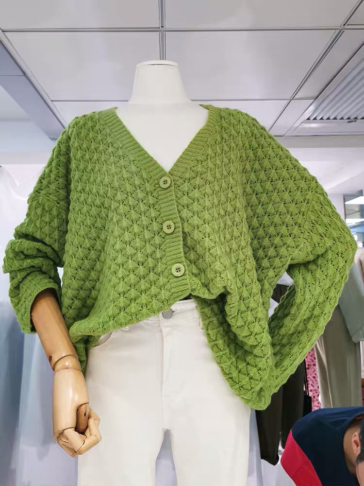 高级感菱格v领毛衣女秋冬软糯奶fufu慵懒针织衫内搭复古宽松上衣,女装/女士精品,毛针织衫,淘宝优惠券,粉丝福利购,淘宝优惠卷