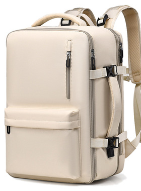 SuprFicial户外机能风双肩包大容量可扩容旅行轻便防水电脑包背包