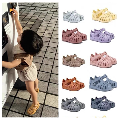 igor夏季包头复古儿童罗马凉鞋