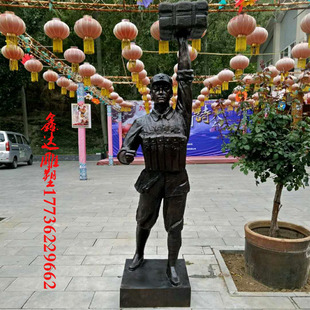 铸铜董存瑞雕塑英雄人物刘胡兰焦裕禄王成雕塑历史博物馆纪念摆件