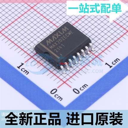 MAX232CPE/MAX232EPE RS-232接口 IC芯片 直插 封装DIP-16 收发器