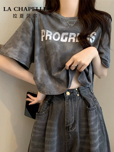 Ретро летняя дизайнерская футболка с коротким рукавом, в американском стиле, оверсайз, свободный крой