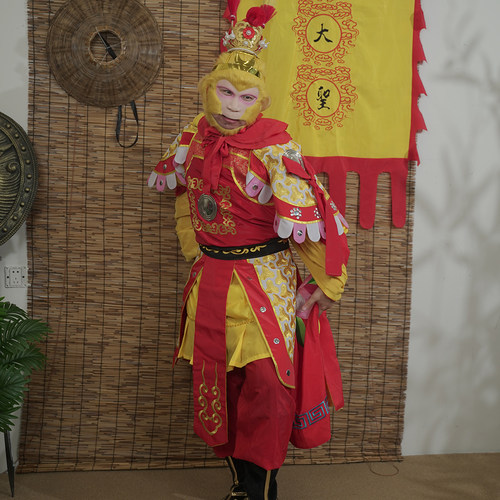 龙年新款美猴王套装成人猴子表演服孙悟空的衣服齐天大圣演出服装