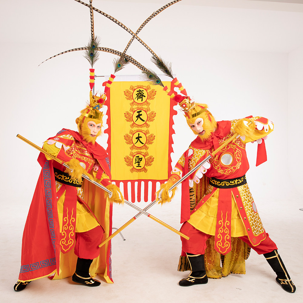 美猴王演出服装猴子表演服孙悟空的衣服齐天大圣演出服装师徒新品