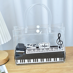 钢琴文具套装儿童乐谱夹子铅笔笔袋节日学生音乐文具伴手礼小礼品