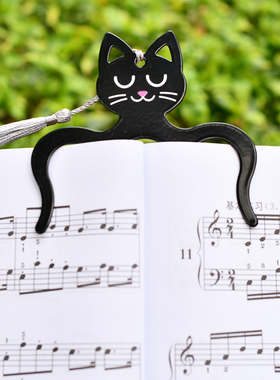 钢琴谱夹子乐谱夹书册夹音符书夹曲谱夹M型夹创意音乐文具小礼品