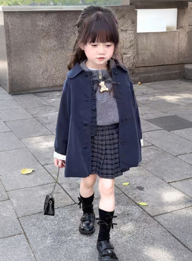 女童学院风韩版洋气秋冬三件套