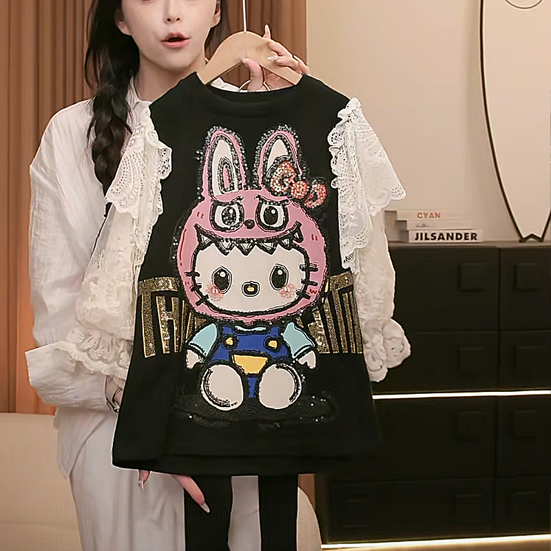 女童蕾丝花边连衣裙拉布布