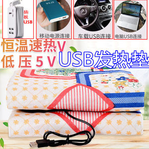 户外便携式低压电USB发热垫电热毯子电褥子充电宝移动电源36V5伏