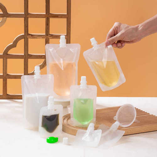 便携装磨砂摆摊外卖液体饮料袋