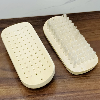 尼龙硬毛竹制手柄结实耐用洗衣服