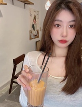 JMSHOP 辣妹B备纯欲黑色内搭自带胸垫百搭显瘦挂脖内衣吊带背心