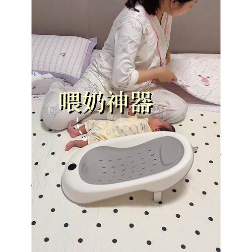喂奶神器婴儿防呛奶斜坡垫宝宝斜躺防吐奶哺乳枕斜坡二合一支撑床