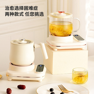 新款 烧水杯小型电热杯智能迷你全玻璃煮茶器多功能烧水壶 便携式