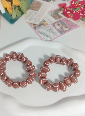 前锋橄榄球手链手串成品第五人格周边道具送朋友礼物串珠手环