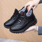 老北京布鞋 防滑休闲棉靴 加绒防水保暖平底中老年妈妈鞋 女棉鞋 冬季