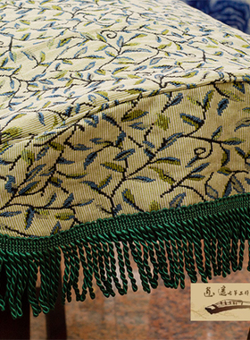 古筝防尘罩布复古布艺田园小碎花古筝罩遮尘布古筝盖布加厚包邮