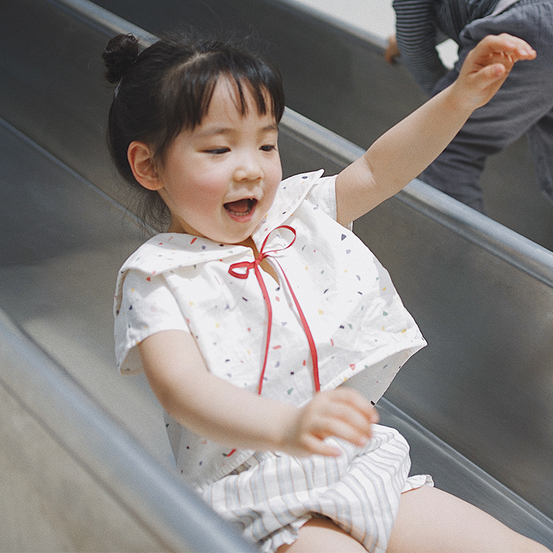 小野商店夏季海军领短袖衬衫