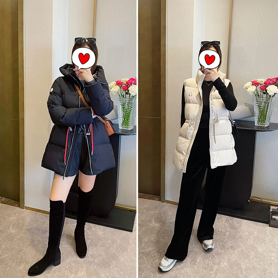 23柜新款～腰部收腰显瘦饱满白鹅绒连帽羽绒服+羽绒马甲 女,女装/女士精品,羽绒服,淘宝优惠券,粉丝福利购,淘宝优惠卷