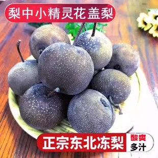东北冻梨花盖梨新鲜梨子苹果梨秋梨花盖黑梨特产冰水果当季特产