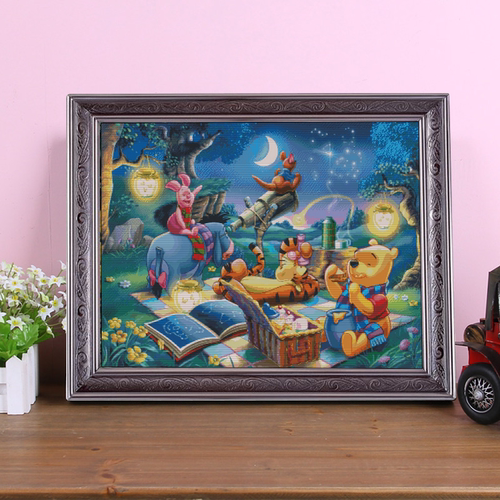 小熊维尼与朋友们十字绣2