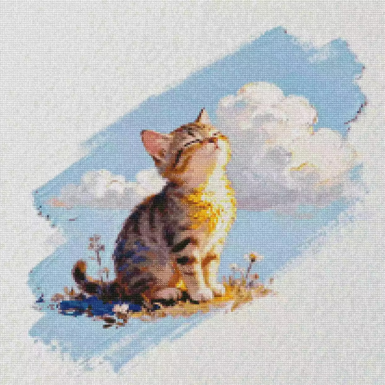 【ZZ7992-一抹阳光】十字绣2025年新款线绣客厅卧室风景系列油画