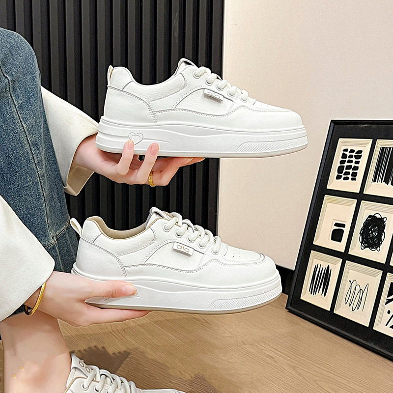 厚底小白鞋女2026年春季新款百搭休闲板鞋ins潮百搭休闲网鞋板鞋,女鞋,浅口单鞋,淘宝优惠券,粉丝福利购,淘宝优惠卷