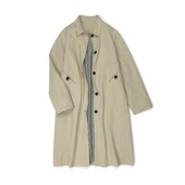 中长款 高级感气质休闲单排扣上衣女新款 时尚 翻领外套潮H25