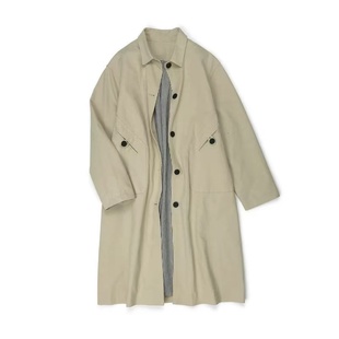 翻领外套潮H25 中长款 高级感气质休闲单排扣上衣女新款 时尚