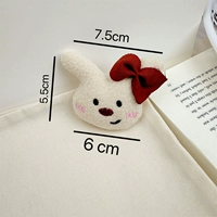 Кролик с бабочкой, брошь