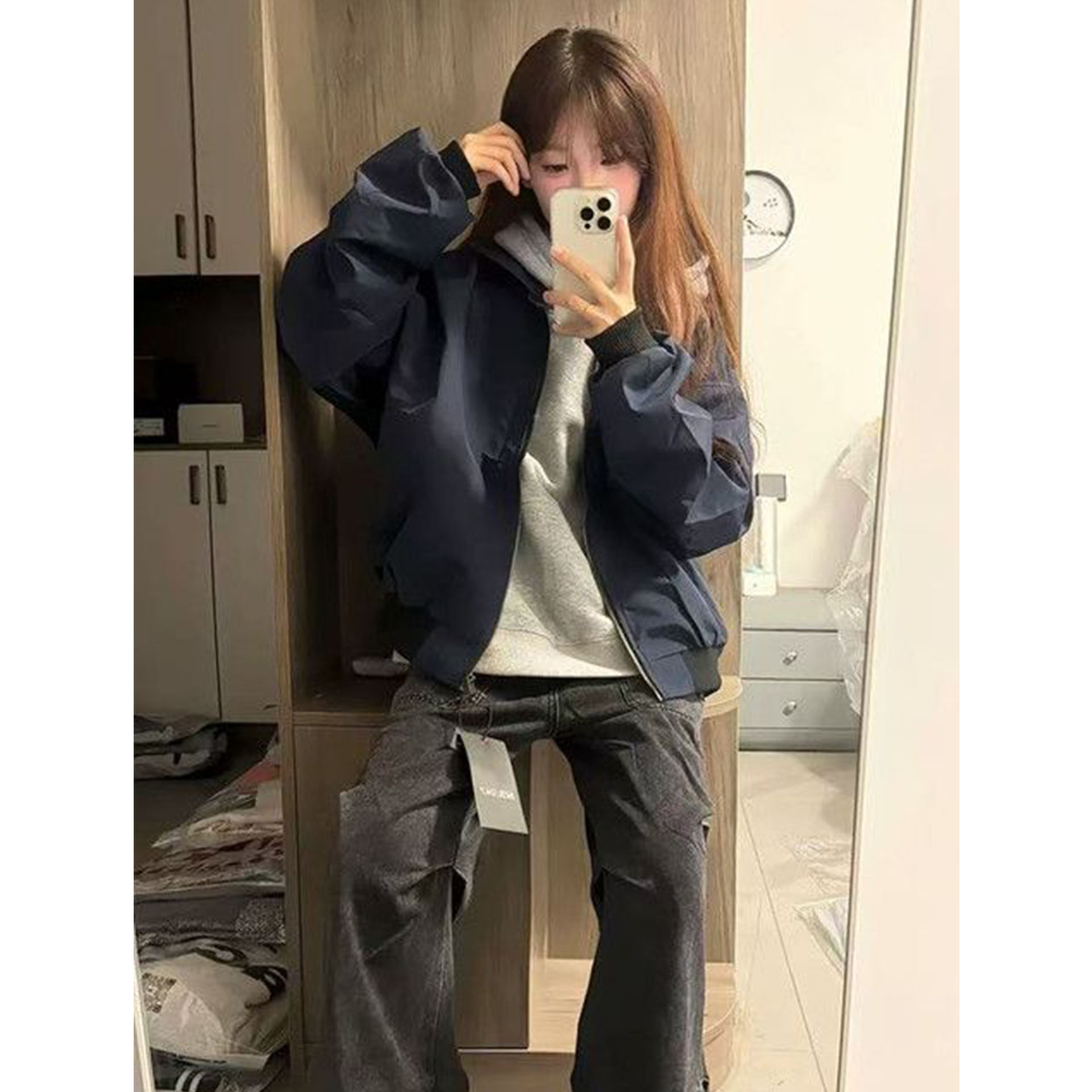 2025早秋新款美式复古外套