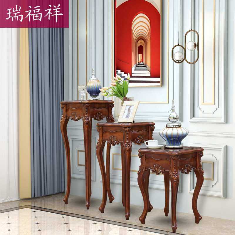 瑞福祥家具美式全实木花架客厅落地式木质花几欧式简约置物架S431,鲜花速递/花卉仿真/绿植园艺,其它园艺用品,淘宝优惠券,粉丝福利购,淘宝优惠卷