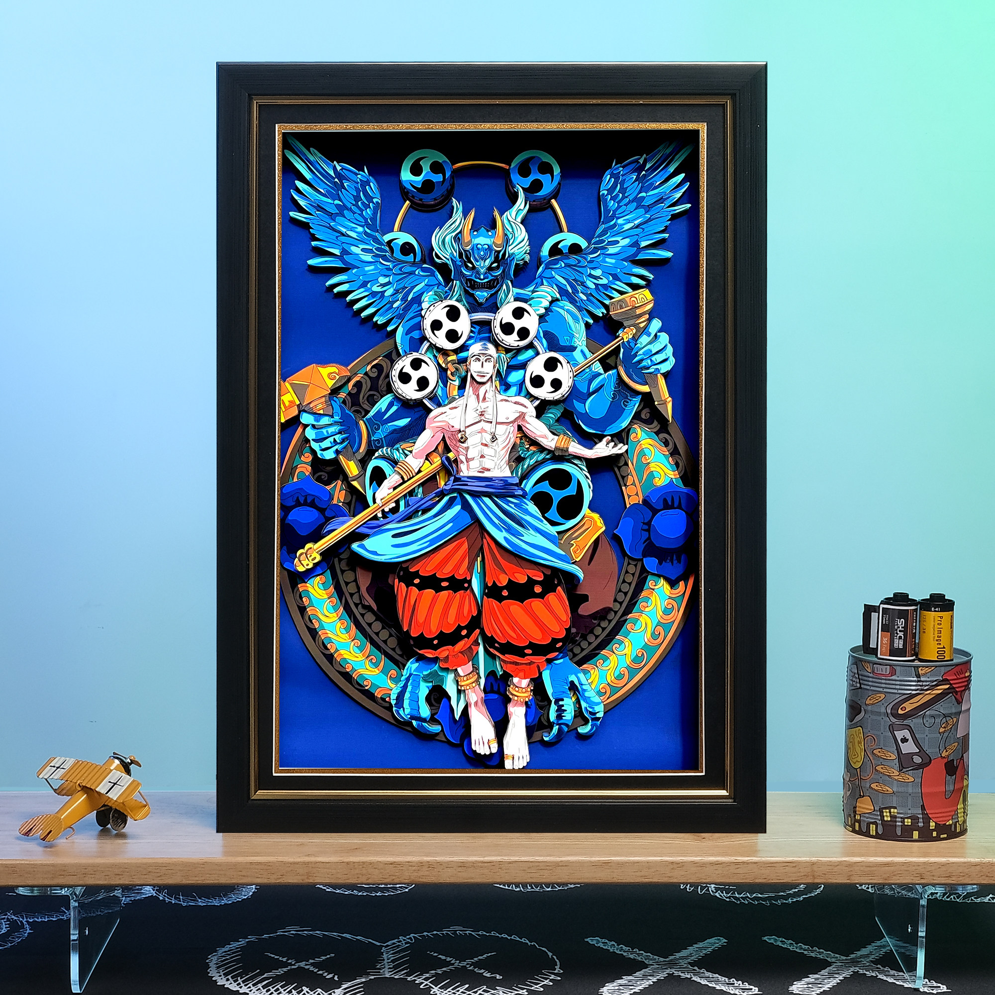 海贼王3D动漫手工裁切日式立体画