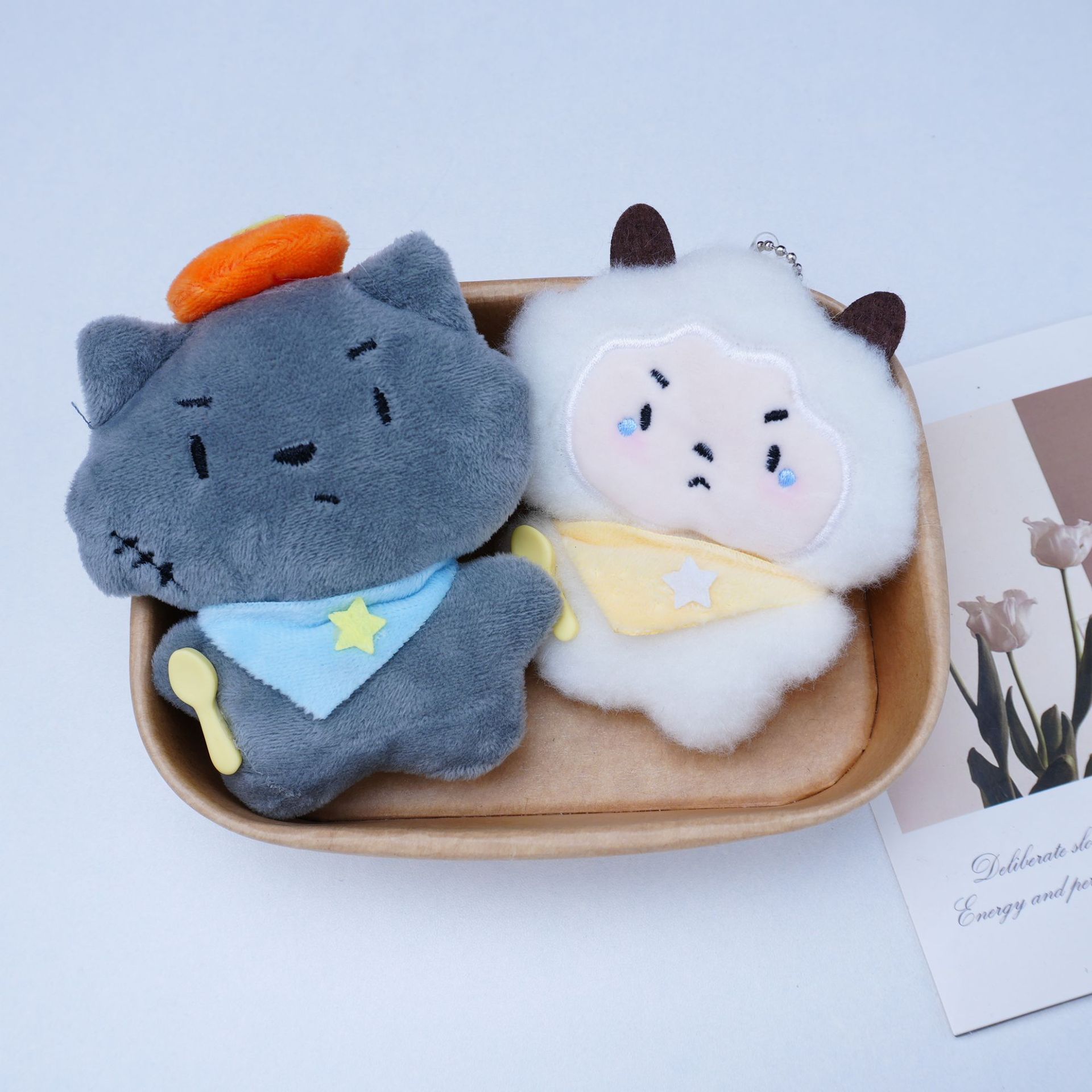 可爱卡通吱吱叫灰太狼懒羊羊毛绒