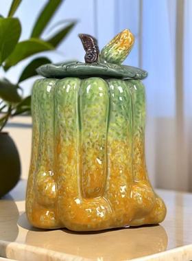 美陶陶瓷中式桌面摆放礼品摆件