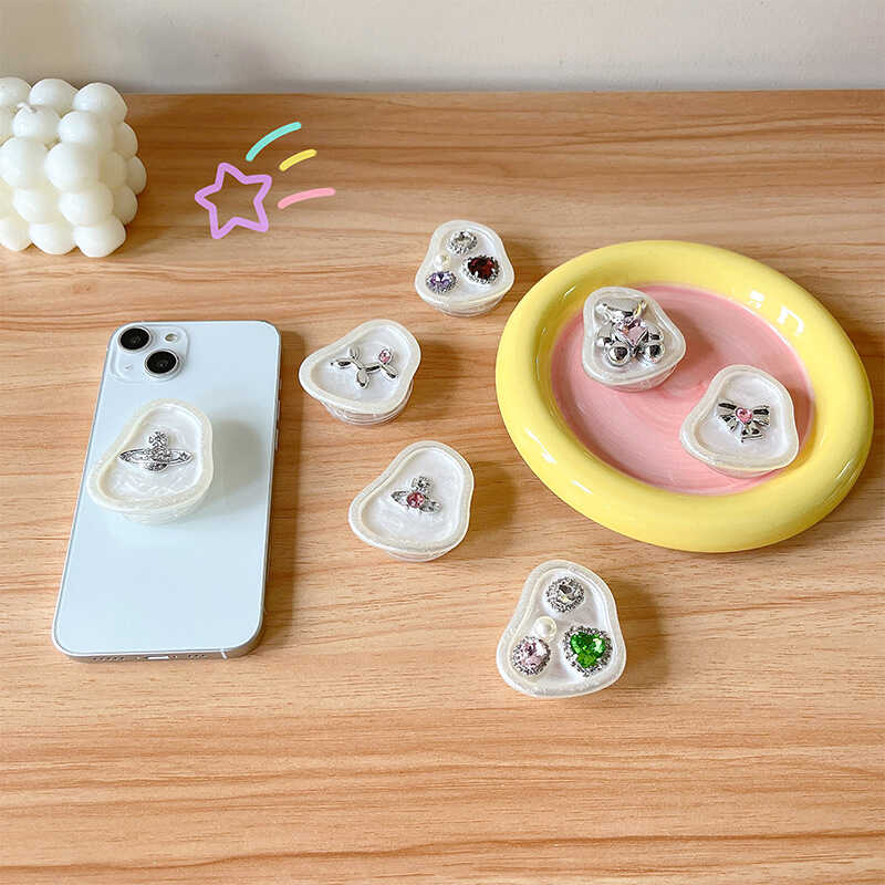 可伸缩花朵灰色看追剧背贴ins