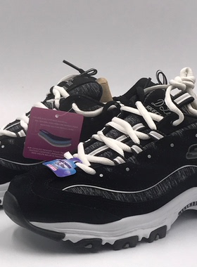 Skechers 斯凯奇 女增高运动鞋 熊猫鞋 记忆鞋垫休闲鞋 11936