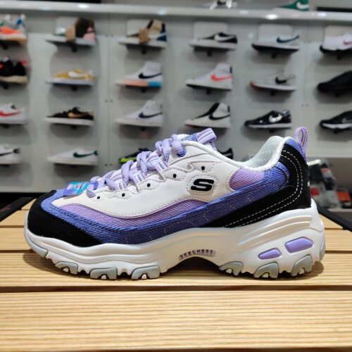 skechers斯凯奇炫彩一代经典熊猫鞋厚底缓震运动鞋休闲鞋149906