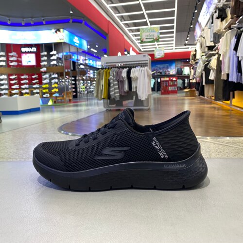 SKECHERS斯凯奇健步鞋26年男鞋加宽鞋楦运动休闲鞋216324WW-BBK