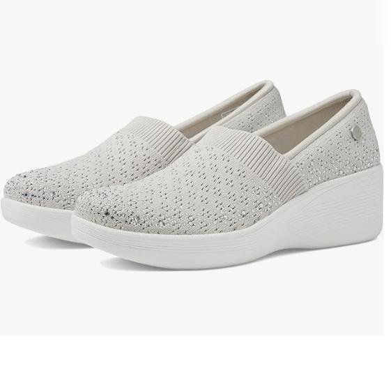 Skechers 斯凯奇坡跟单鞋女鞋休闲鞋 Martha Stewart Pier Lite