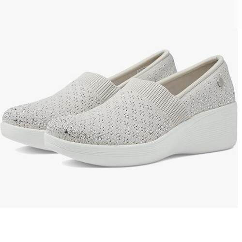 Skechers 斯凯奇坡跟单鞋女鞋休闲鞋 Martha Stewart Pier Lite