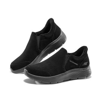 skechers斯凯奇Slip ins闪穿鞋加绒男鞋休闲鞋健步鞋反毛皮216918