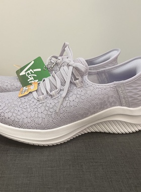 skechers斯凯奇闪穿鞋女鞋一脚蹬舒适透气蕾丝优雅休闲鞋150169