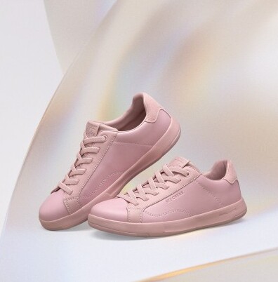 skechers斯凯奇小白鞋女运动休闲鞋粉色少女心轻质板鞋女鞋155300