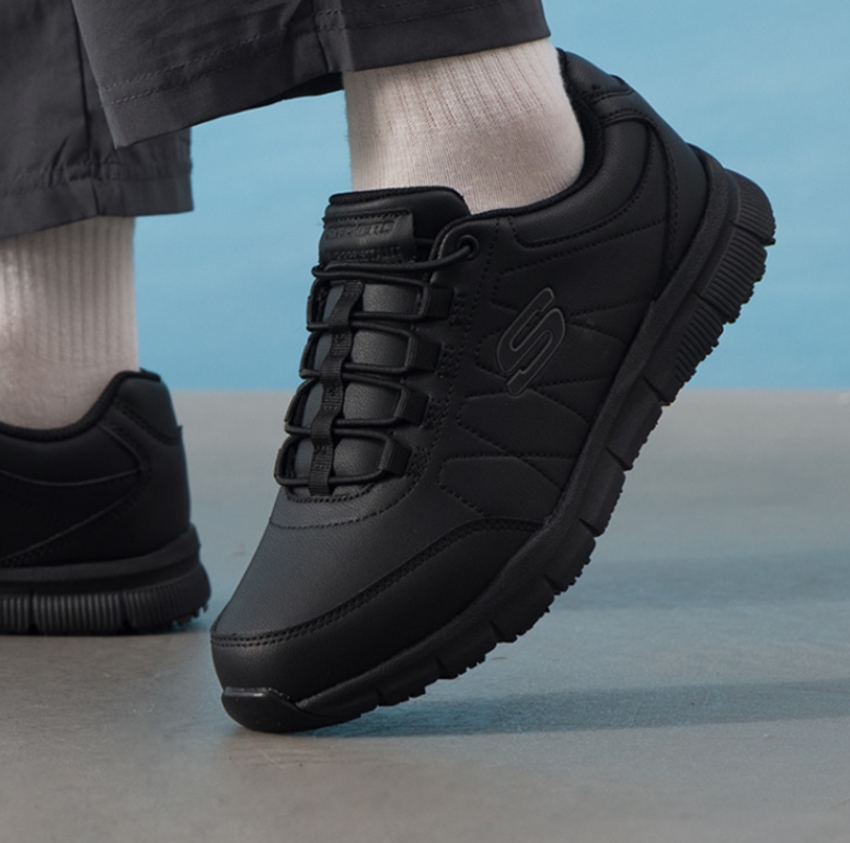 skechers斯凯奇 男鞋防滑工作鞋 休闲鞋 健步鞋 200272