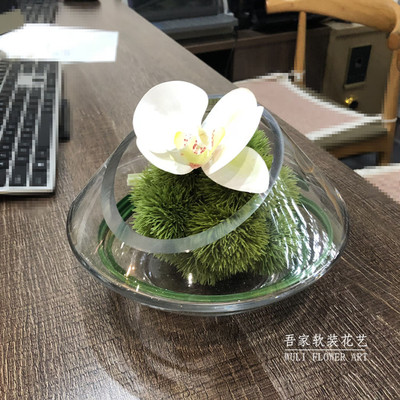 整体仿真摆件样板间茶几装饰花