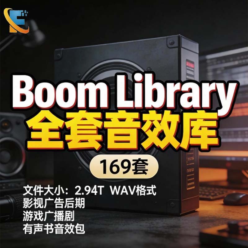 Boom Library音效库影视广告后期游戏广播剧有声书配音综合音效包