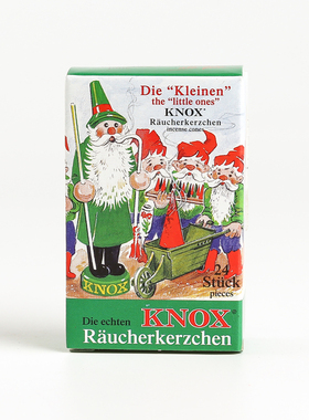现货德国产塔香KNOX塔香冷杉香香熏柠檬香料点燃型小号24粒/盒
