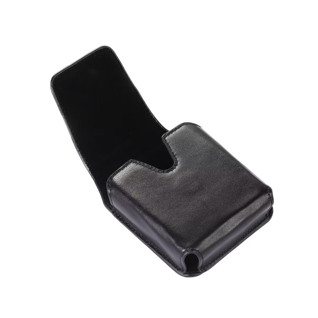 真皮羊皮折叠机穿皮带腰包磁吸