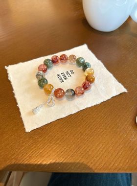 天然水晶手链女款多宝手串招财转运手链男款礼物饰品